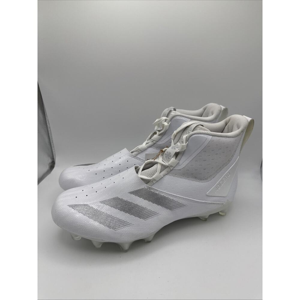 Adidas Adizero Chaos Linemen Mens Football Cleats Shoe White Size 12 NWOB - Picture 2 of 9